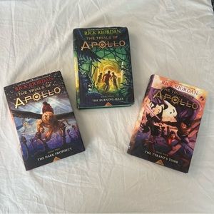 Rick Riordan The Trials of Apollo Hardcover Books 2-4 Set
